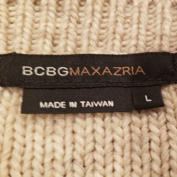 BCBG MaxAzria Cable Knit Button Down Cardigan - Picture 2 of 13